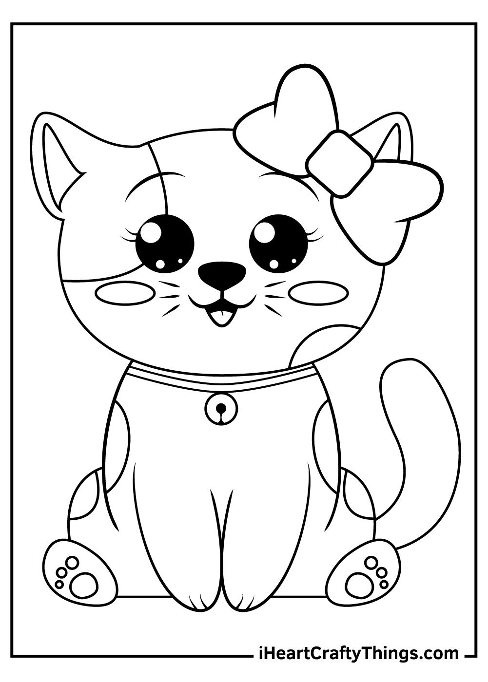 10 Adorable Kitten Coloring Pages Free Printable Coloring Craze