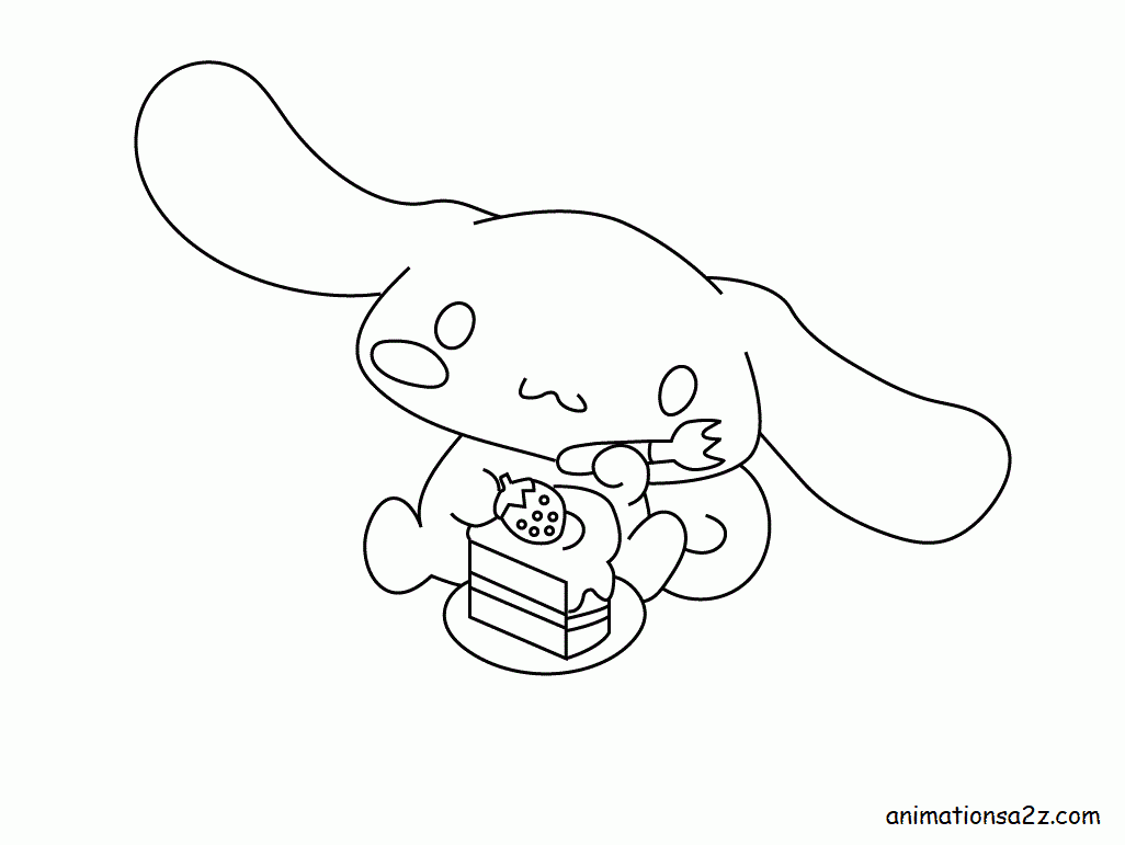 10 Cute Cinnamon Roll From Hello Kitty Coloring Pages Coloring Craze