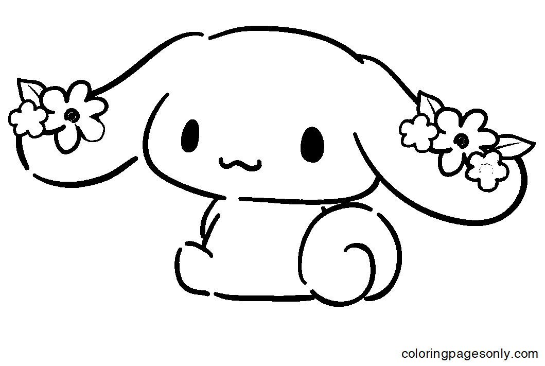 10 Cute Cinnamon Roll From Hello Kitty Coloring Pages Coloring Craze