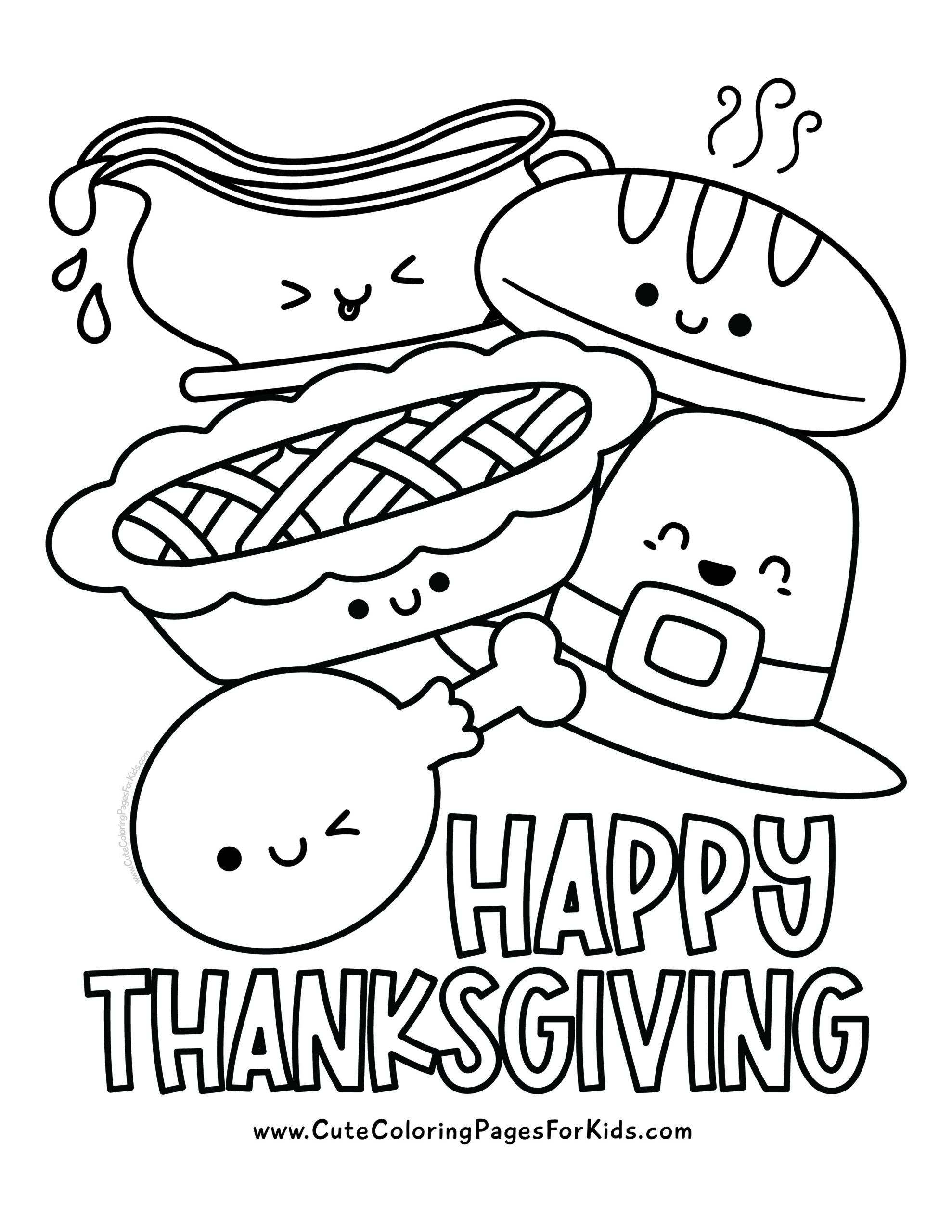 cute thanksgiving coloring pages cute thanksgiving coloring pages