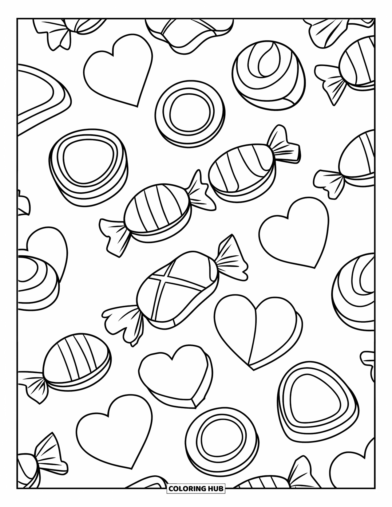 100 Candy Coloring Pages For Kids Adults Free Printable PDFs 100 Candy Coloring Pages For Kids Adults Free Printable PDFs