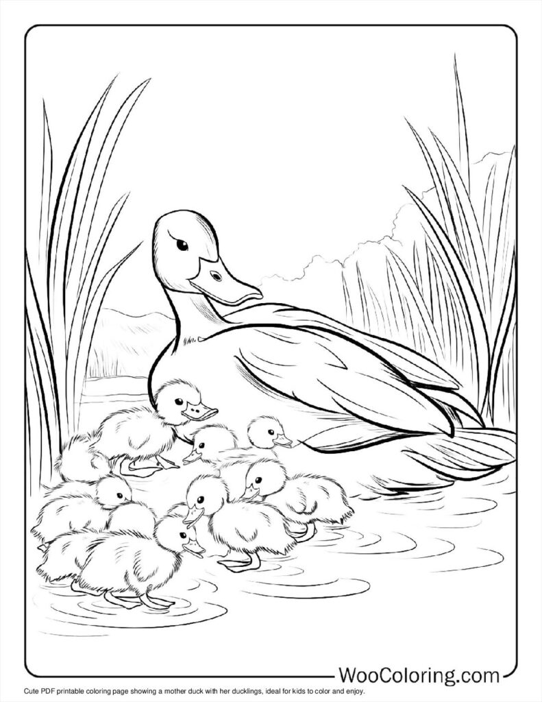 100 Duck Coloring Pages Free PDF To Print Woo Coloring 100 Duck Coloring Pages Free PDF To Print Woo Coloring