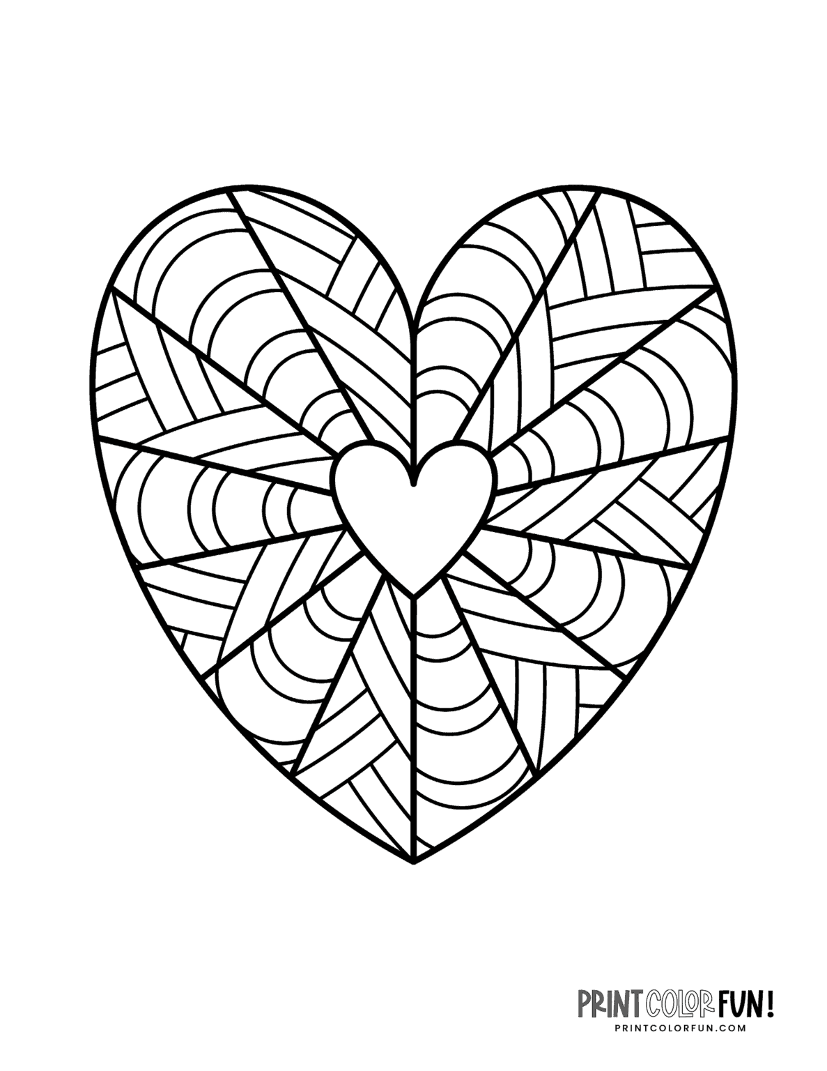 100 Heart Coloring Pages A Huge Collection Of Free Valentine 39 s Day 