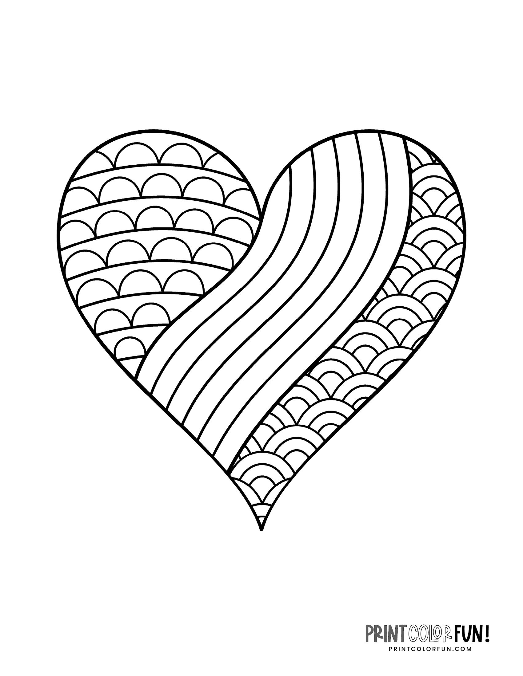 100 Heart Coloring Pages A Huge Collection Of Free Valentine 39 s Day 100 Heart Coloring Pages A Huge Collection Of Free Valentine 39 s Day