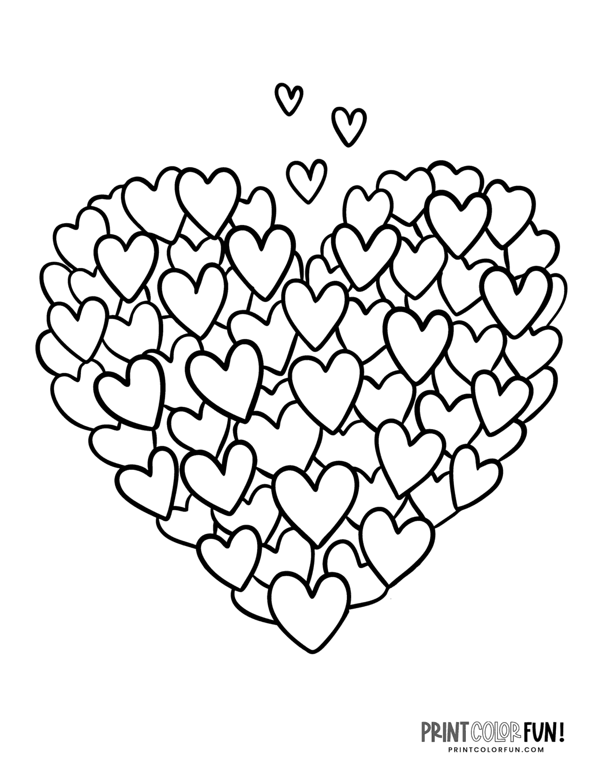 100 Printable Heart Coloring Pages A Huge Collection Of Hearts For 100 Printable Heart Coloring Pages A Huge Collection Of Hearts For