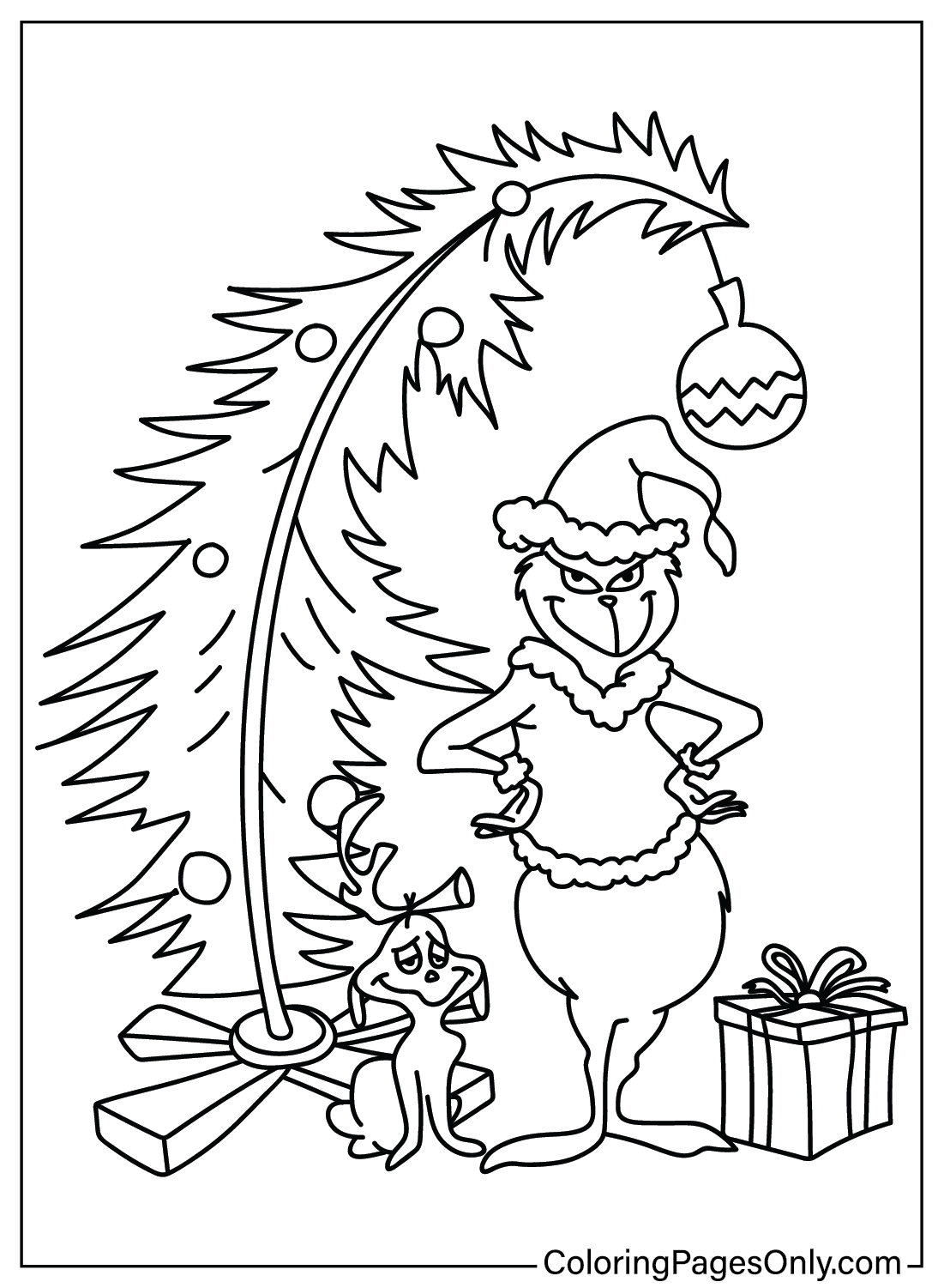 101 Grinch Coloring Pages ColoringPagesOnly