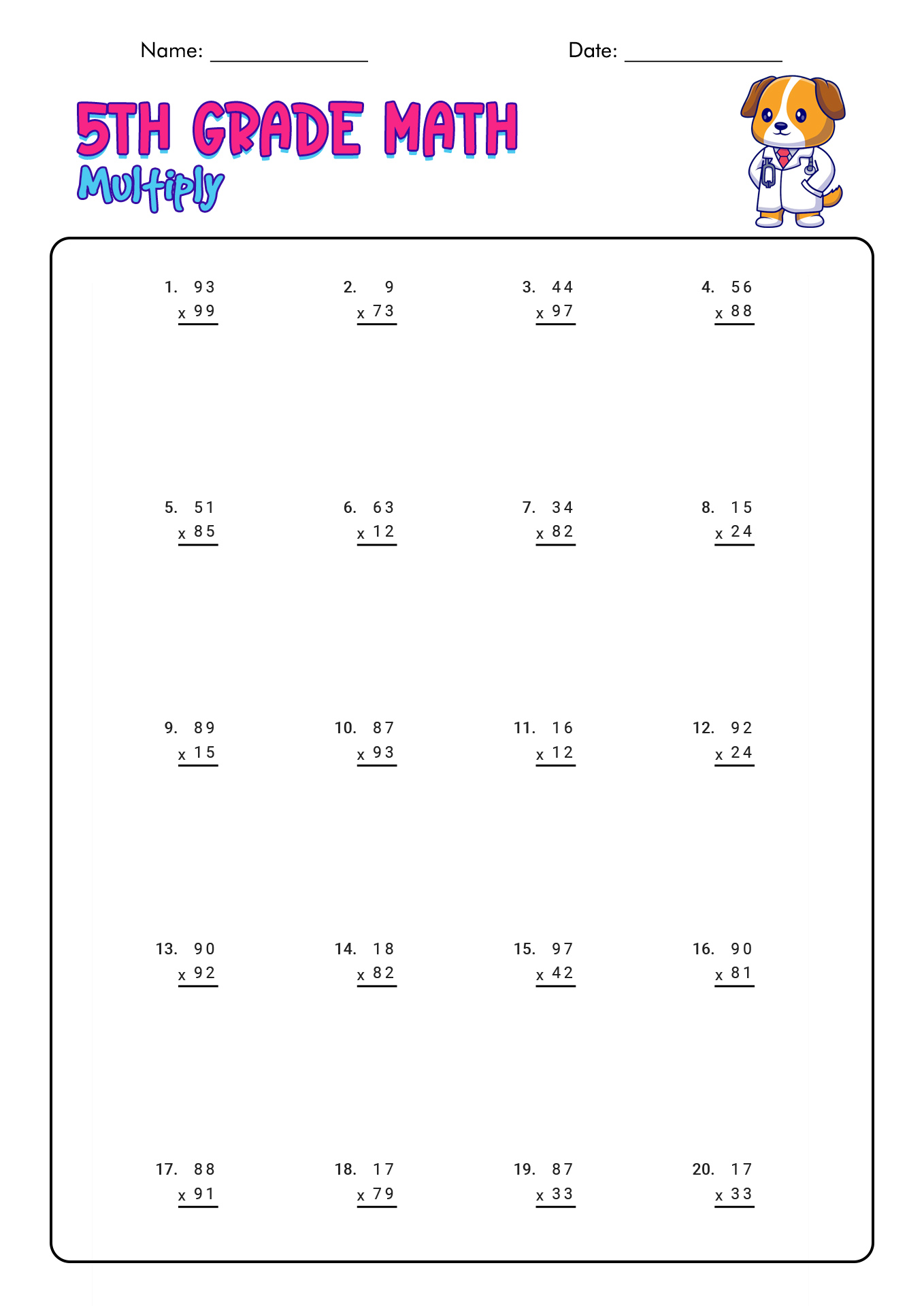 11 5th Grade Math Worksheets Printable Free PDF At Worksheeto 11 5th Grade Math Worksheets Printable Free PDF At Worksheeto