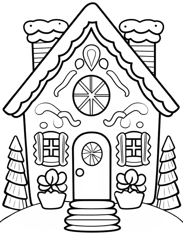 11 Gingerbread House Coloring Pages The Graphics Fairy 11 Gingerbread House Coloring Pages The Graphics Fairy