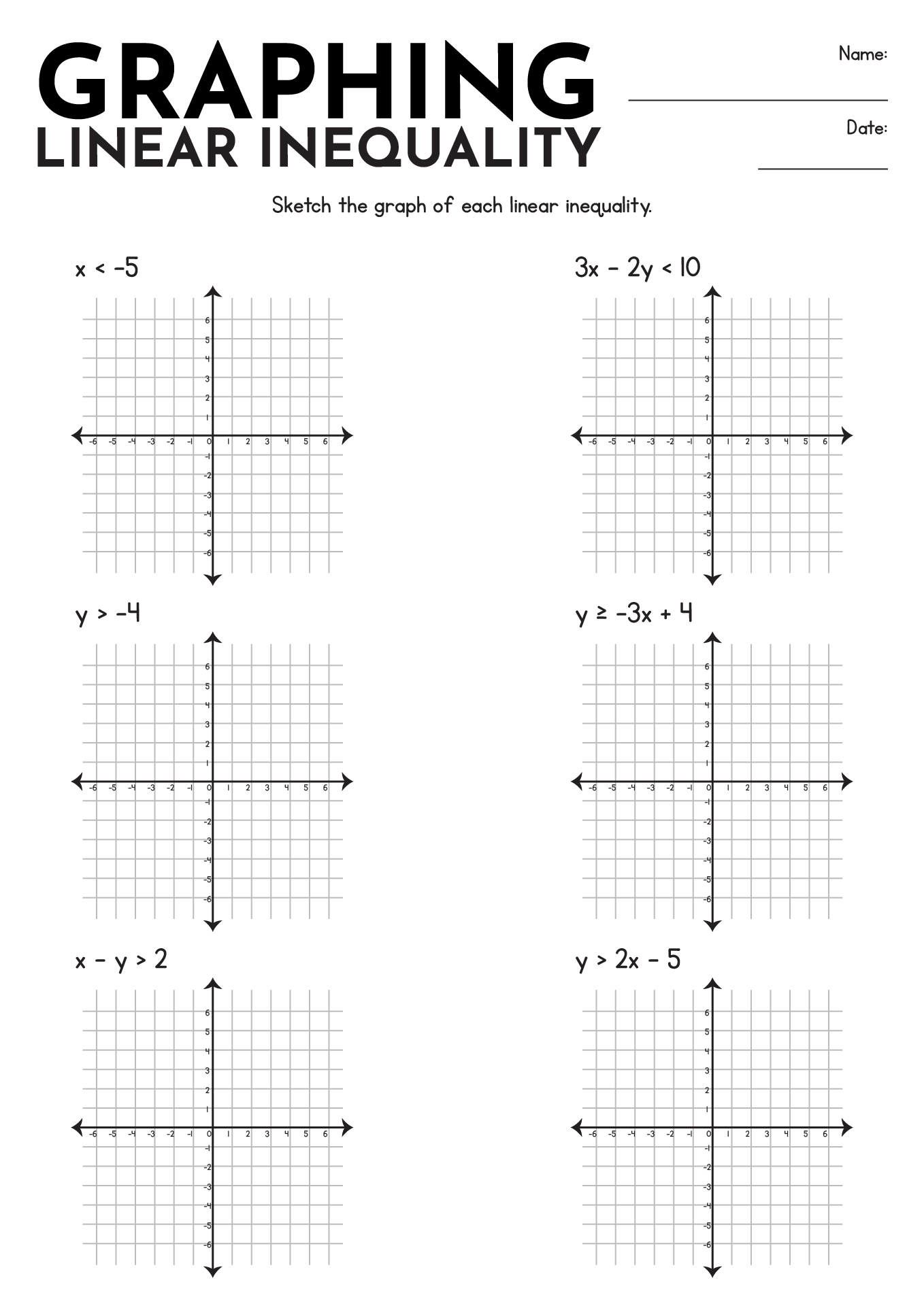 11 Graphing Inequalities On A Number Line Worksheets Free PDF At 11 Graphing Inequalities On A Number Line Worksheets Free PDF At