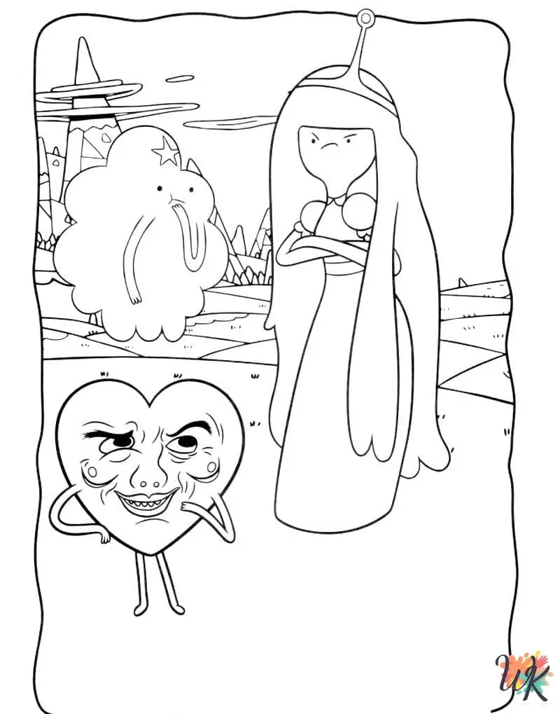 adventure time coloring pages