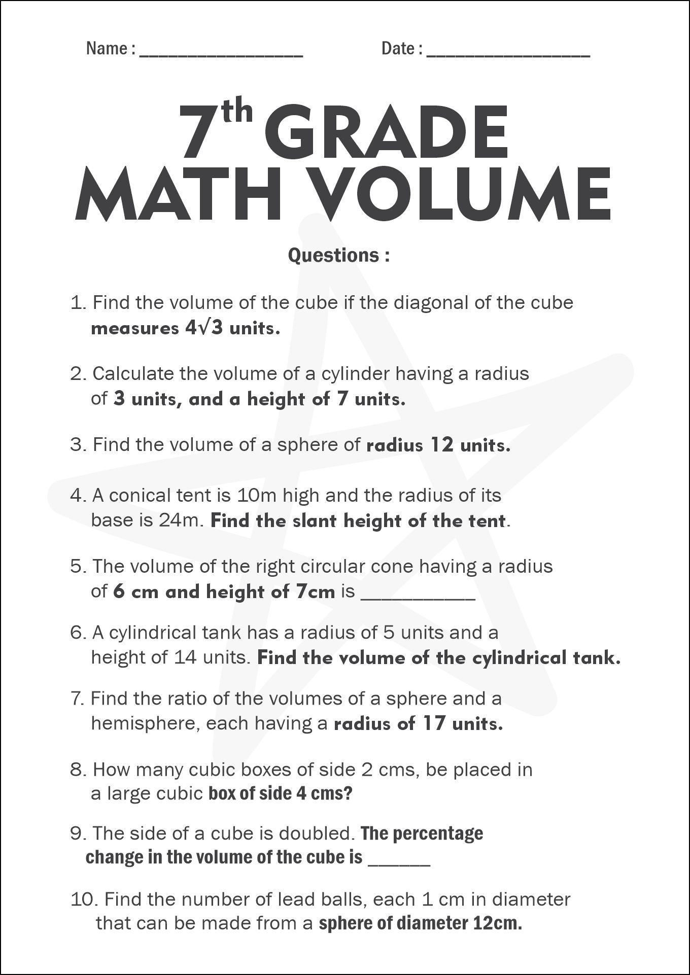 12 7th Grade Math Worksheets With Answer Key Free PDF At Worksheeto
