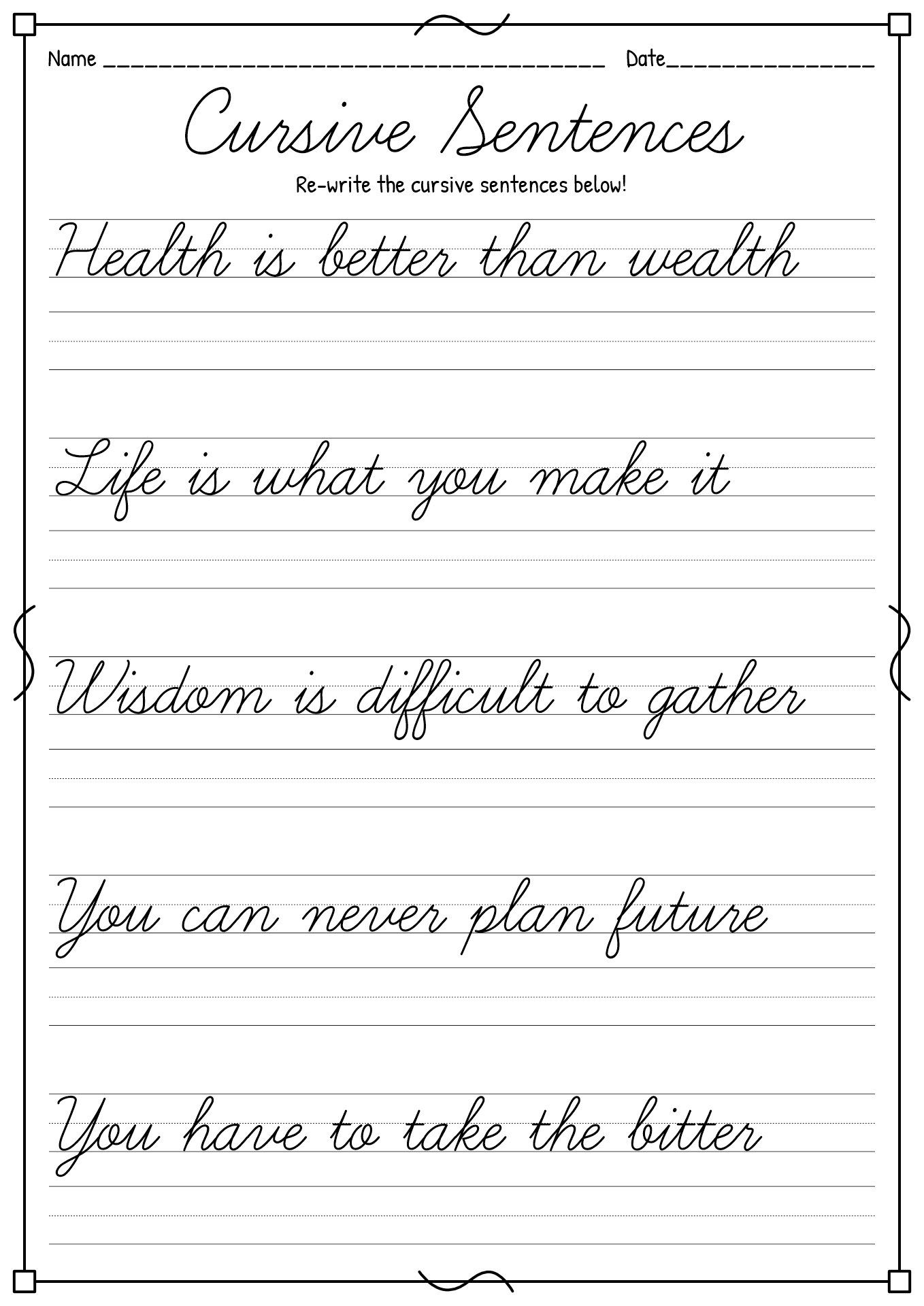 12 Cursive Writing Worksheets With Arrows Artofit