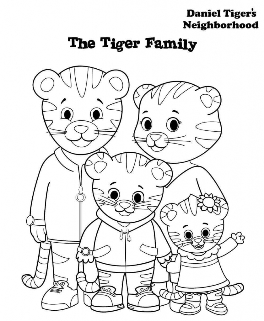 12 Free Printable Daniel Tiger 39 s Neighborhood Coloring Pages 12 Free Printable Daniel Tiger 39 s Neighborhood Coloring Pages