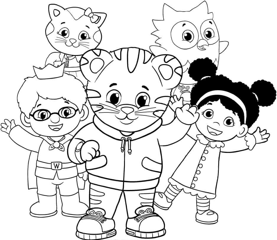 12 Free Printable Daniel Tiger 39 s Neighborhood Coloring Pages 12 Free Printable Daniel Tiger 39 s Neighborhood Coloring Pages