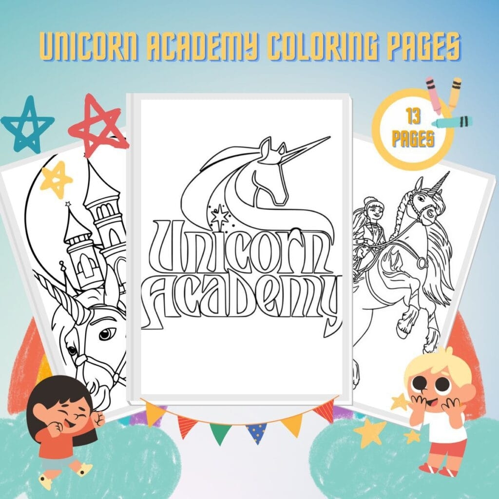 13 Unicorn Academy Coloring Pages Magical Fun For Kids 13 Unicorn Academy Coloring Pages Magical Fun For Kids