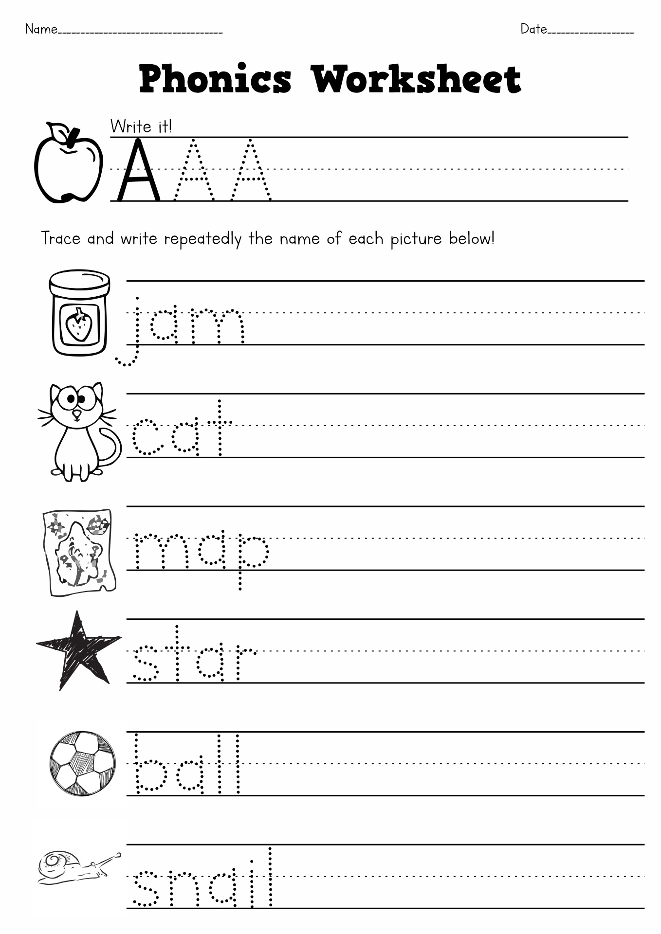 free printable worksheets for 1st grade