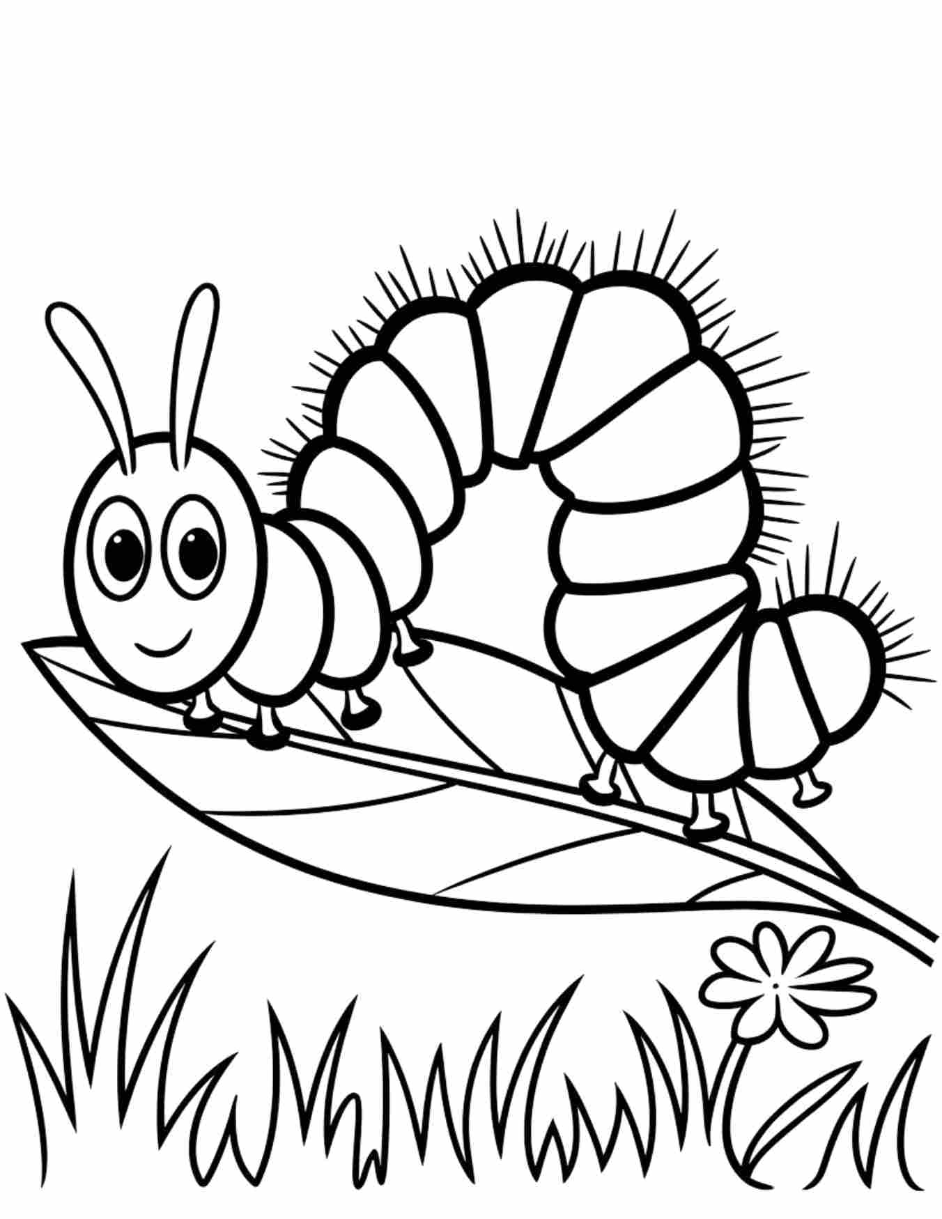 15 Adorable Caterpillar Coloring Pages My Coloring Spot