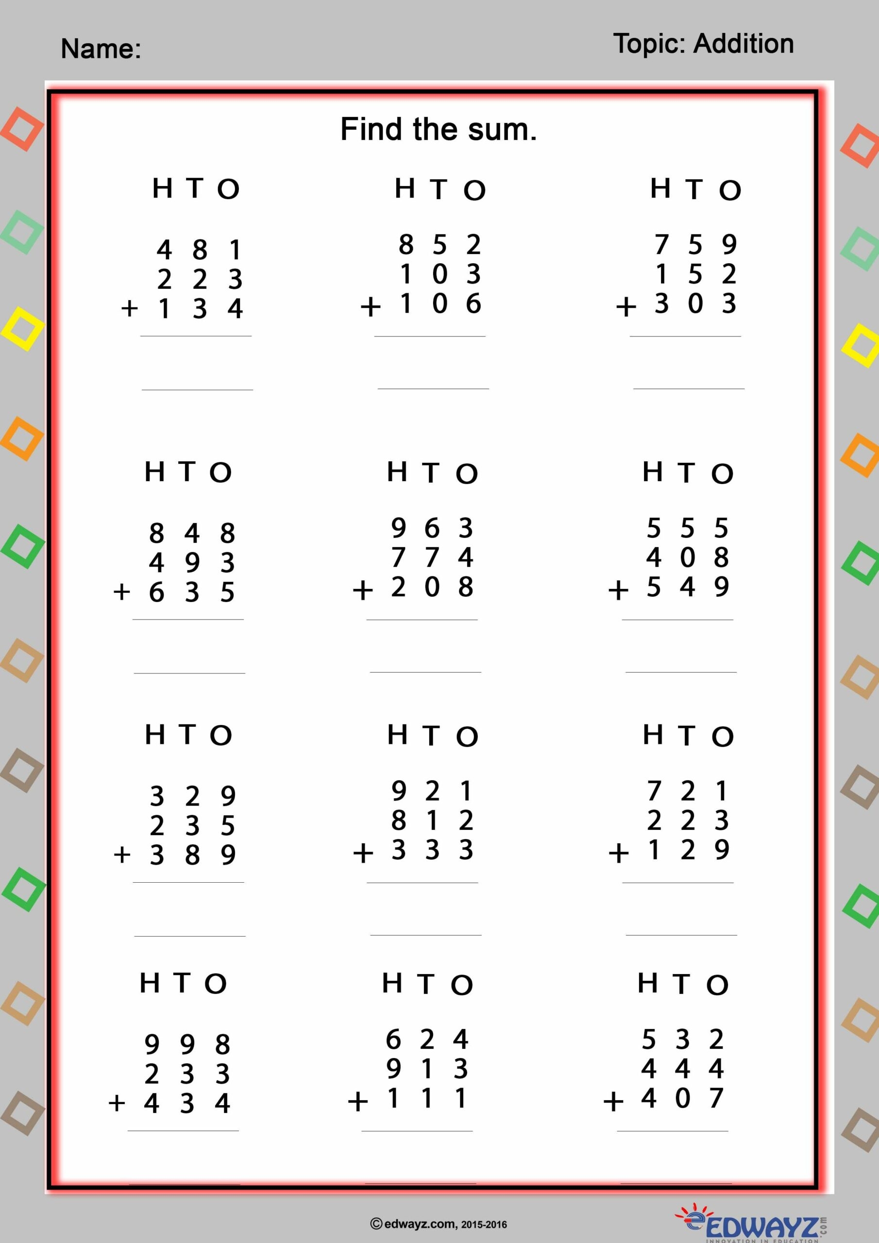 15 Grade 3 Math Worksheets Multiplication Facts Printable PDF Template