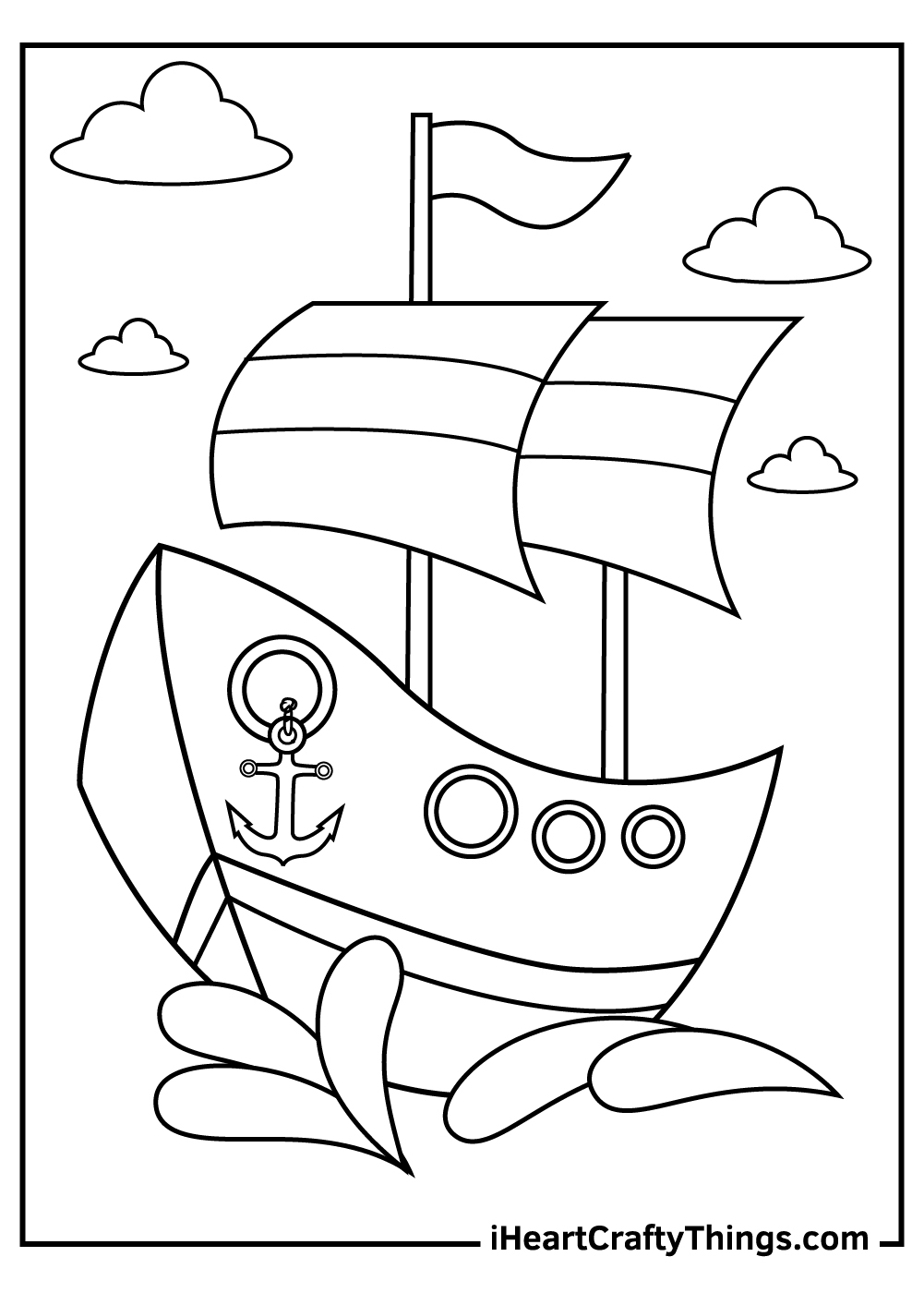 15 Ships And Boats Coloring Pages 100 Free Printables 