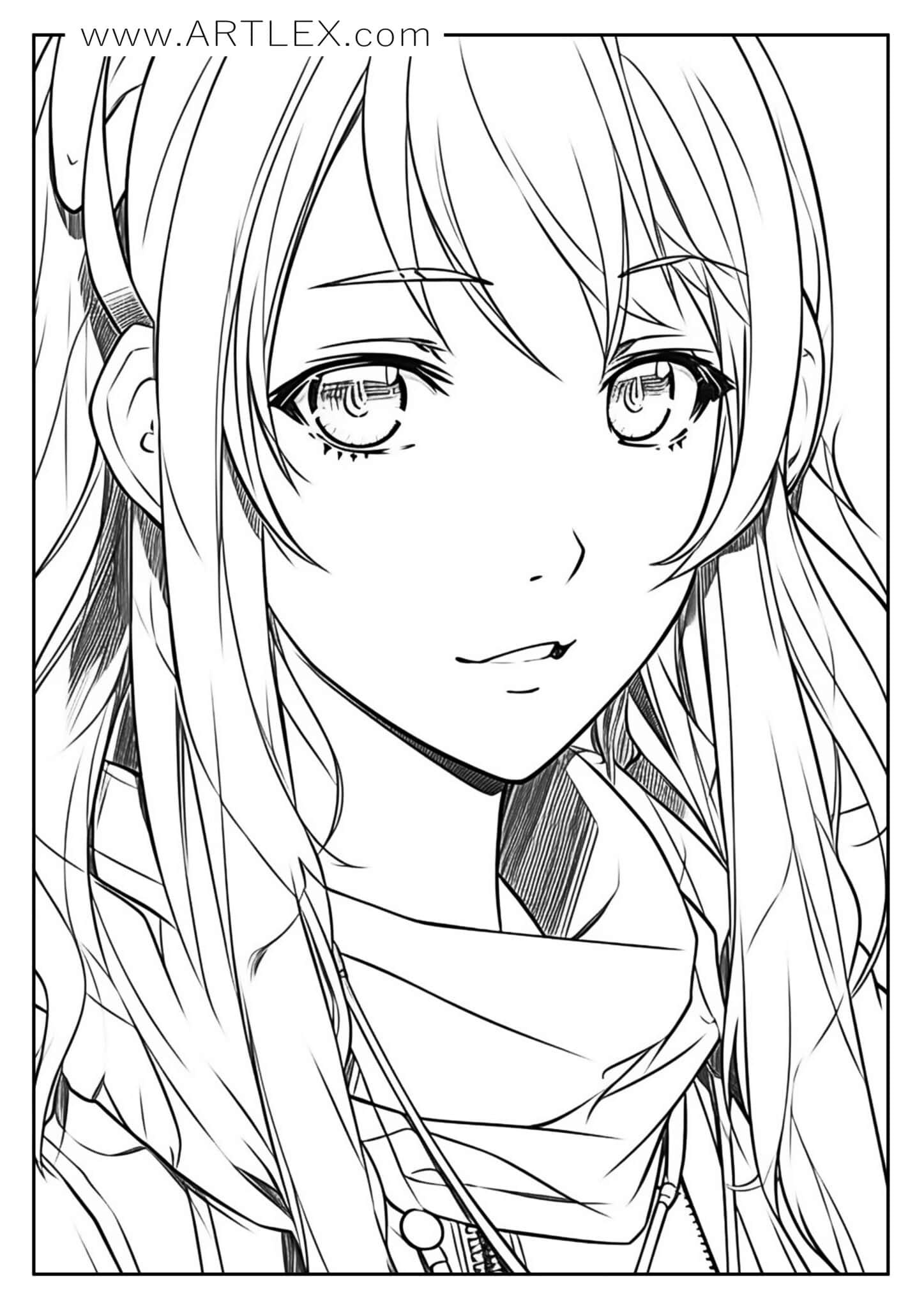17 Anime Coloring Pages Free Printable Artlex