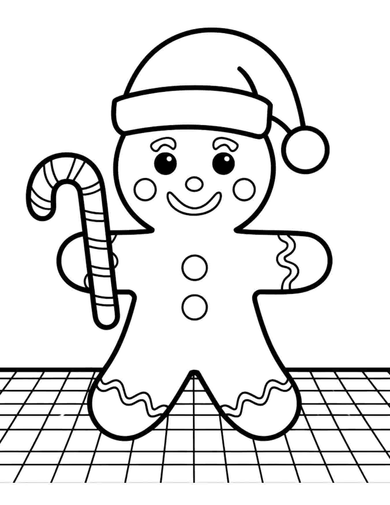 17 Gingerbread Man Coloring Pages My Coloring Spot
