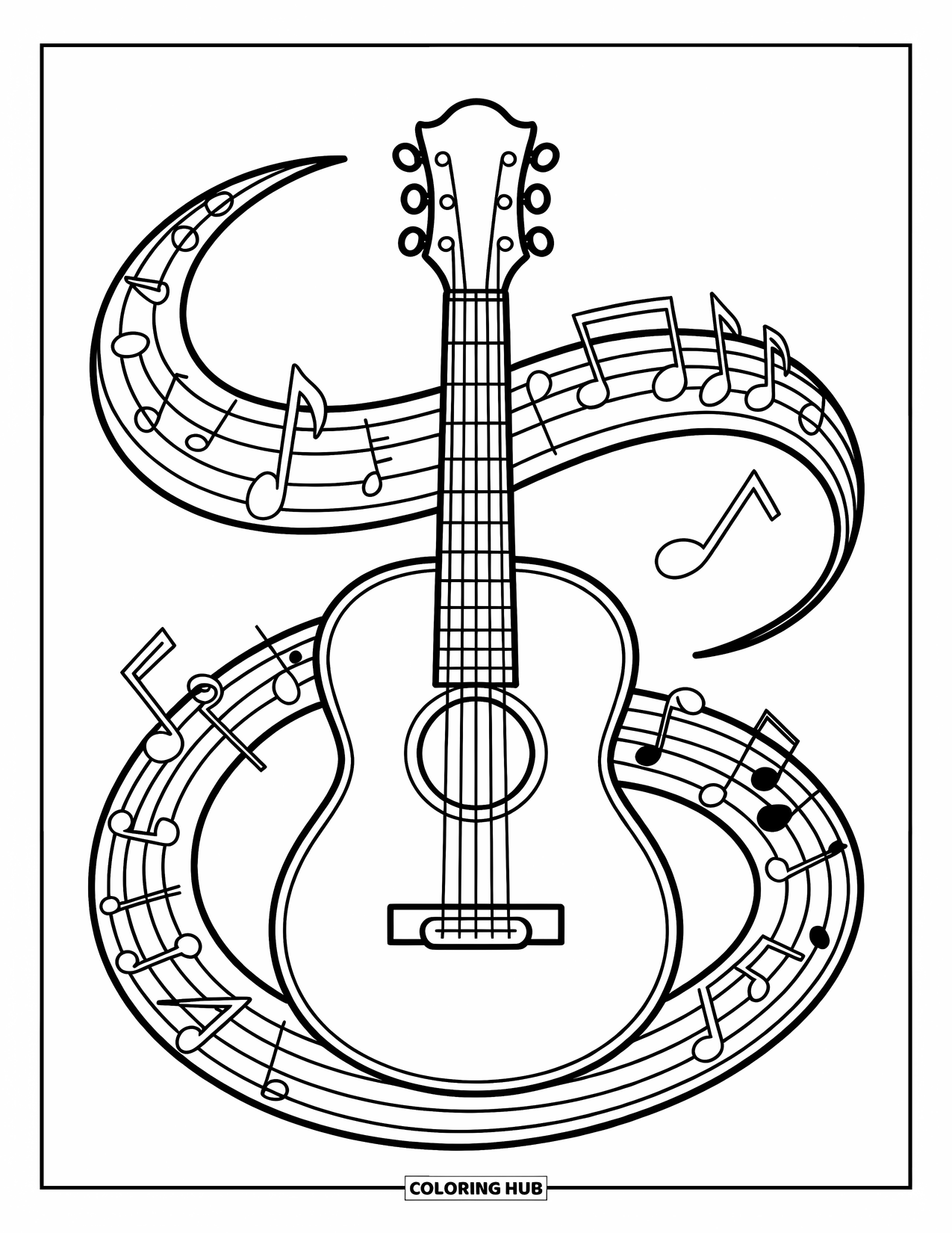 music coloring book pages music coloring book pages