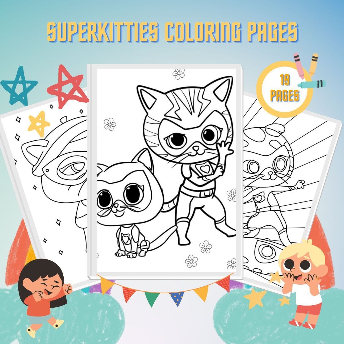 19 SuperKitties Coloring Pages Free Printable Fun For Kids 19 SuperKitties Coloring Pages Free Printable Fun For Kids