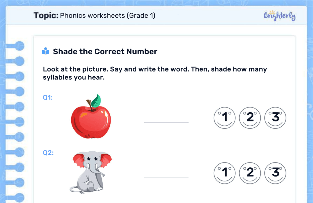 1st Grade Phonics Worksheets Free Printable 