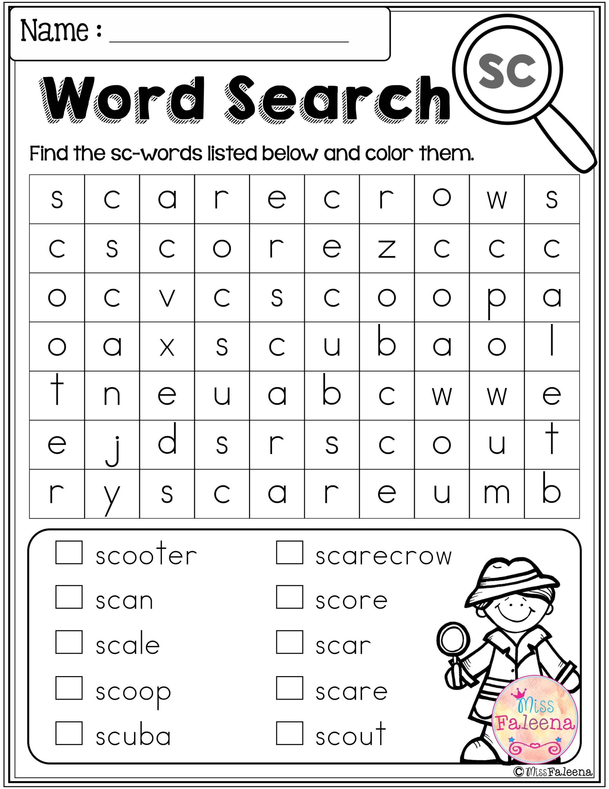 1st Grade Phonics Worksheets
