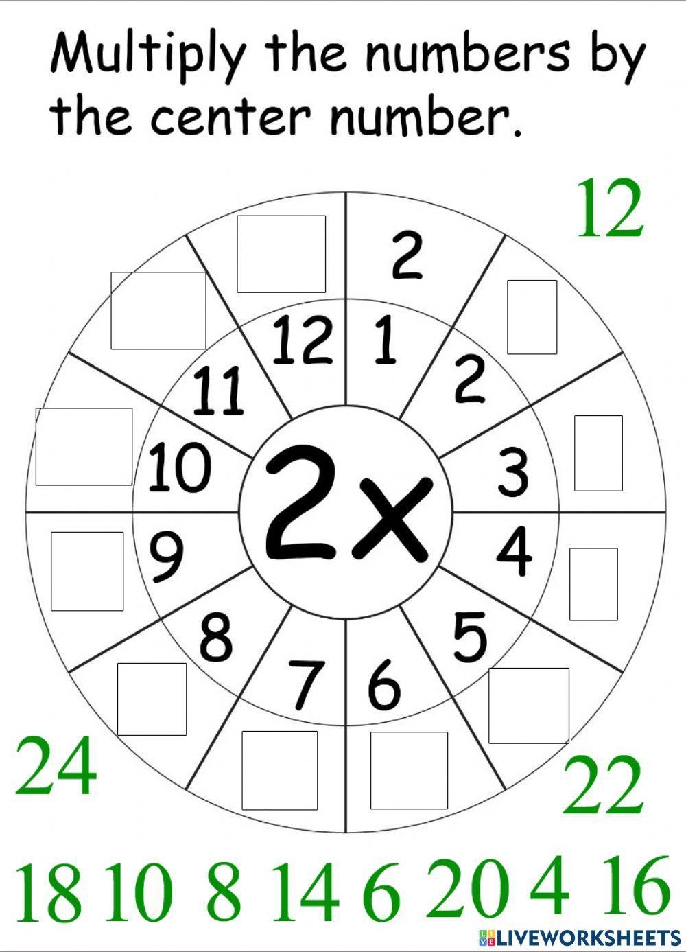 2 Times Table Worksheet For Grade 2 Worksheets Library