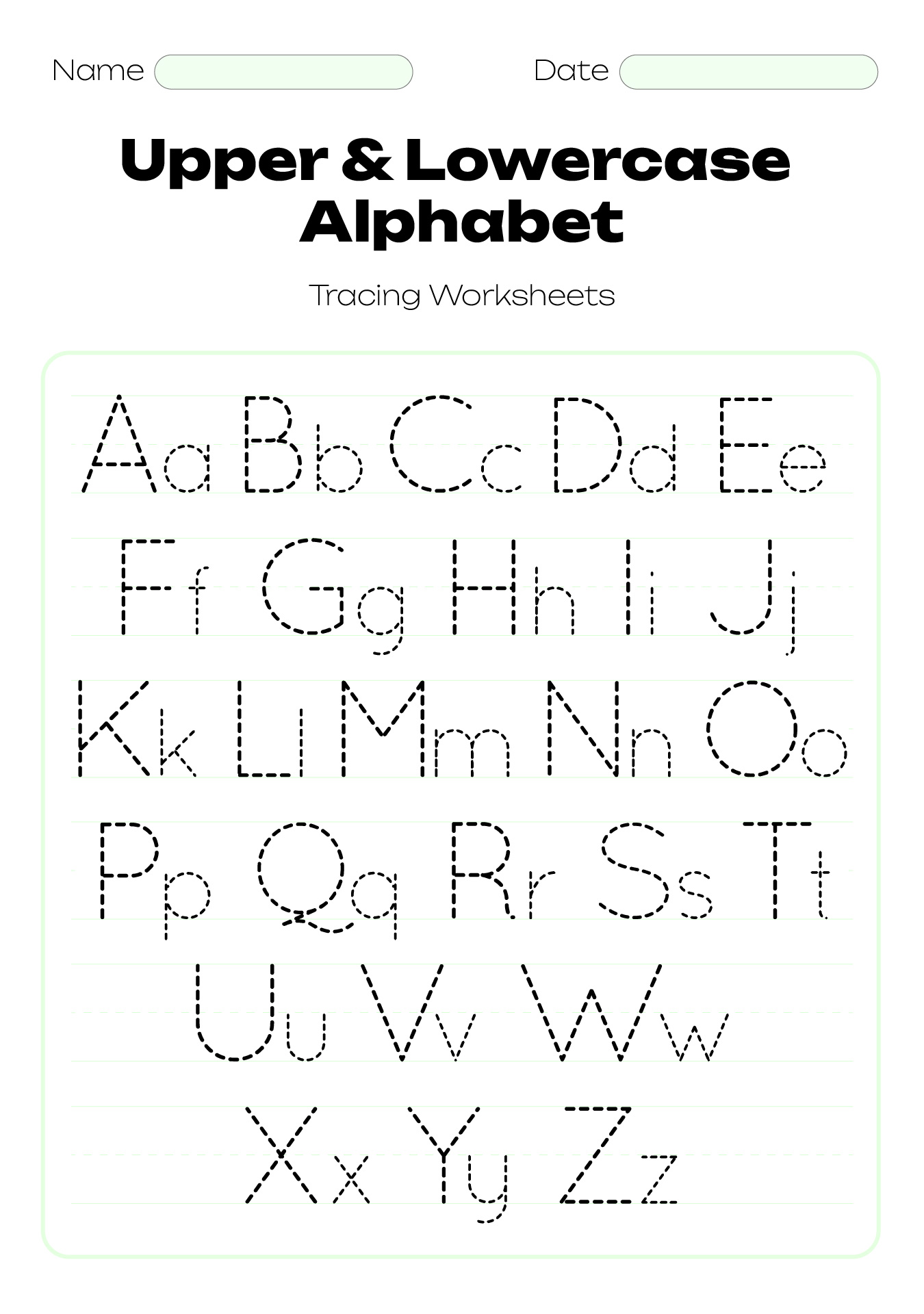 20 Best Free Printable Alphabet Tracing Letters PDF For Free At Printablee 20 Best Free Printable Alphabet Tracing Letters PDF For Free At Printablee