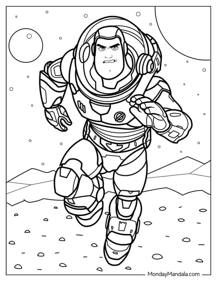 20 Buzz Lightyear Coloring Pages Free PDF Printables 