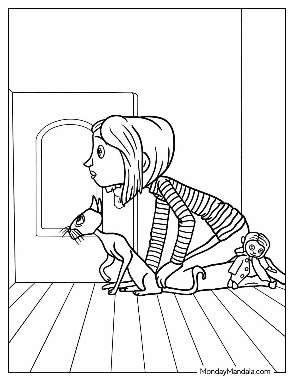 20 Coraline Coloring Pages Free PDF Printables 20 Coraline Coloring Pages Free PDF Printables