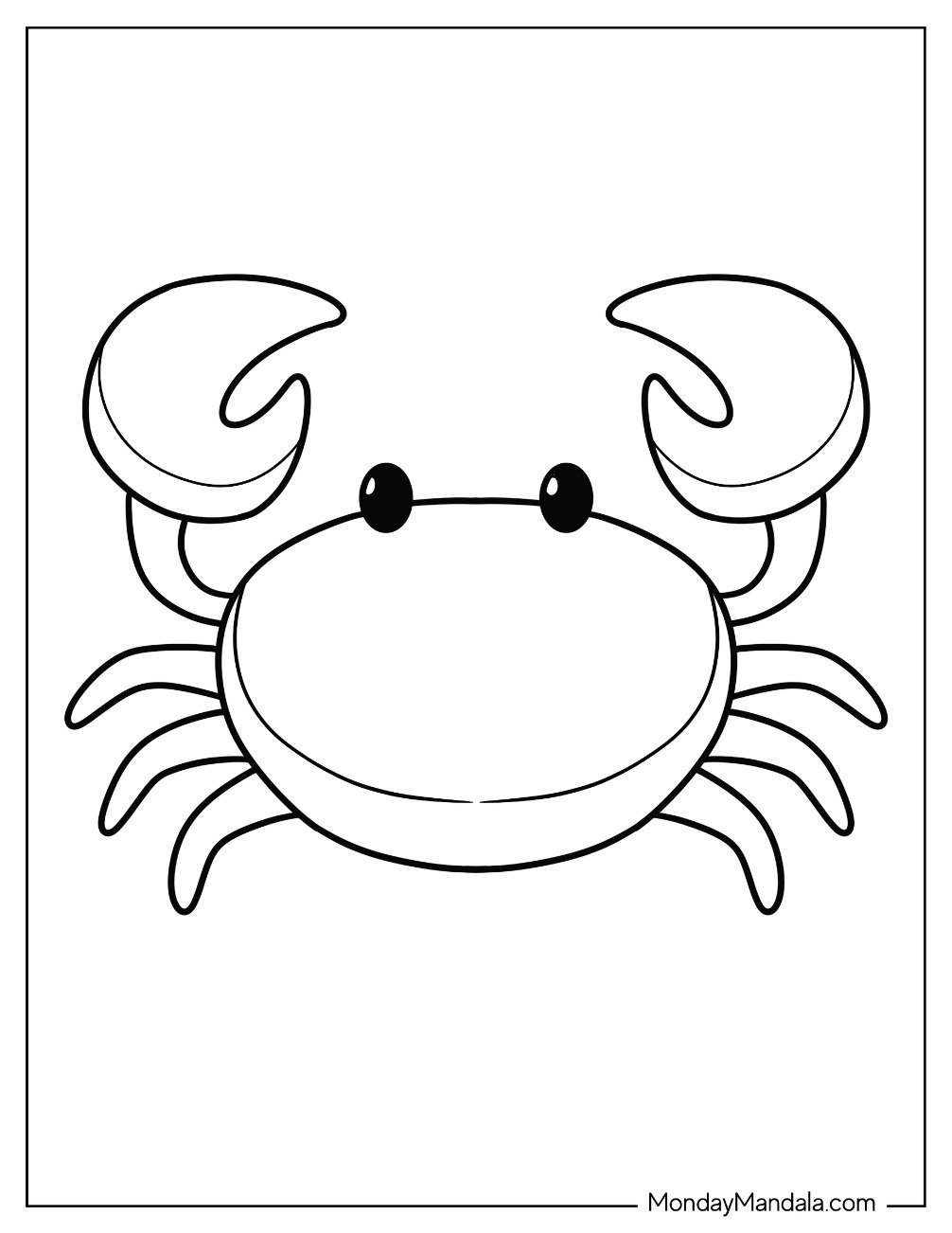 20 Crab Coloring Pages Free PDF Printables 20 Crab Coloring Pages Free PDF Printables