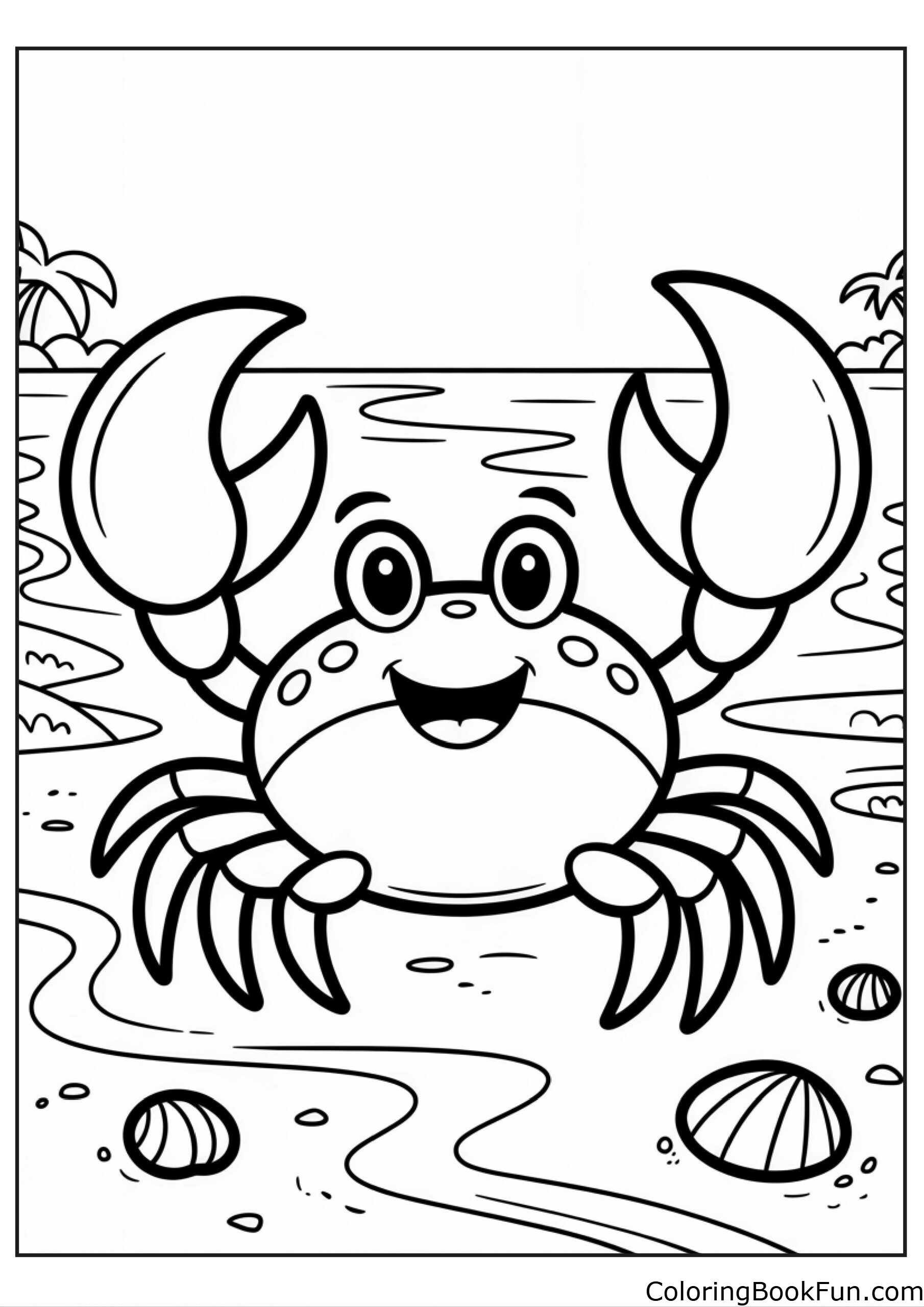 20 Crabs Coloring Pages ColoringBookFun