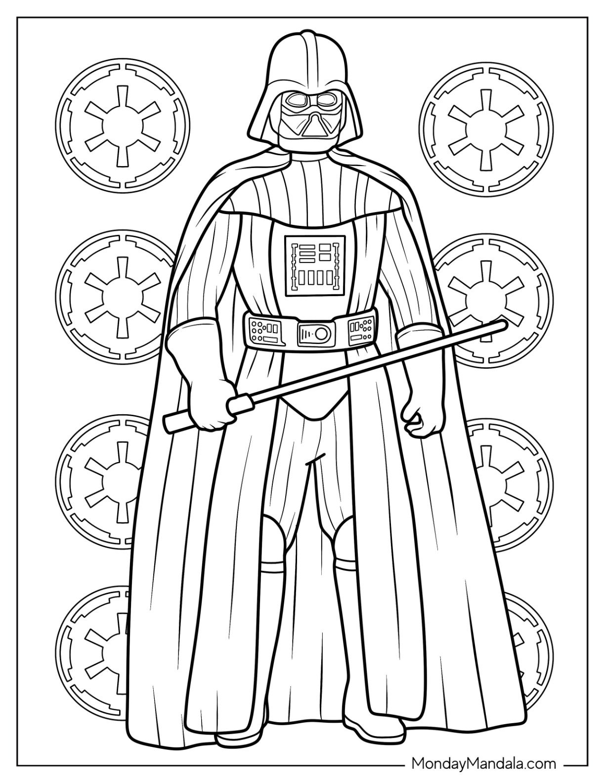 20 Darth Vader Coloring Pages Free PDF Printables 20 Darth Vader Coloring Pages Free PDF Printables