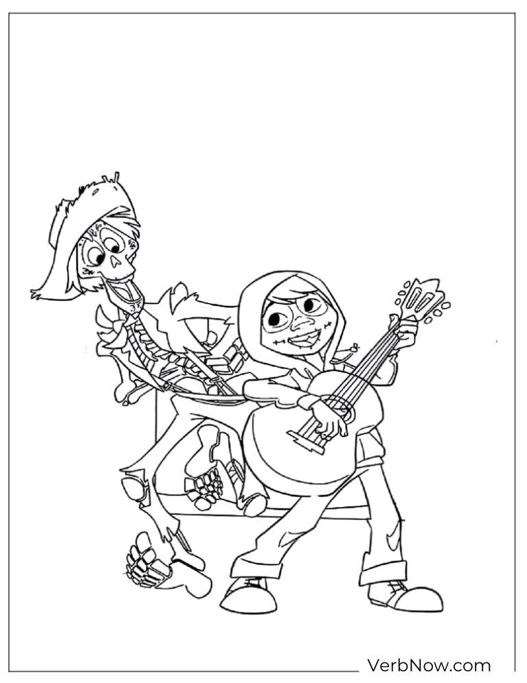 20 Free Coco Coloring Pages Printable PDF 20 Free Coco Coloring Pages Printable PDF