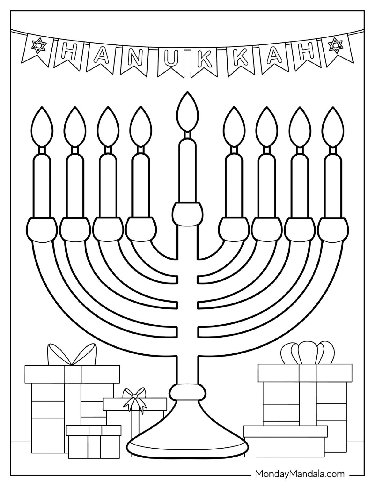 20 Hanukkah Coloring Pages Free PDF Printables 