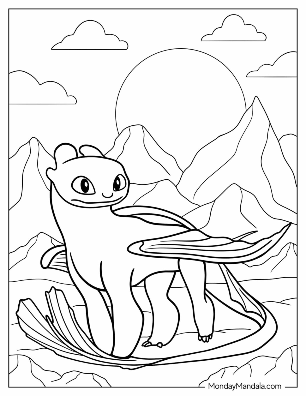 20 How To Train Your Dragon Coloring Pages Free PDFs 
