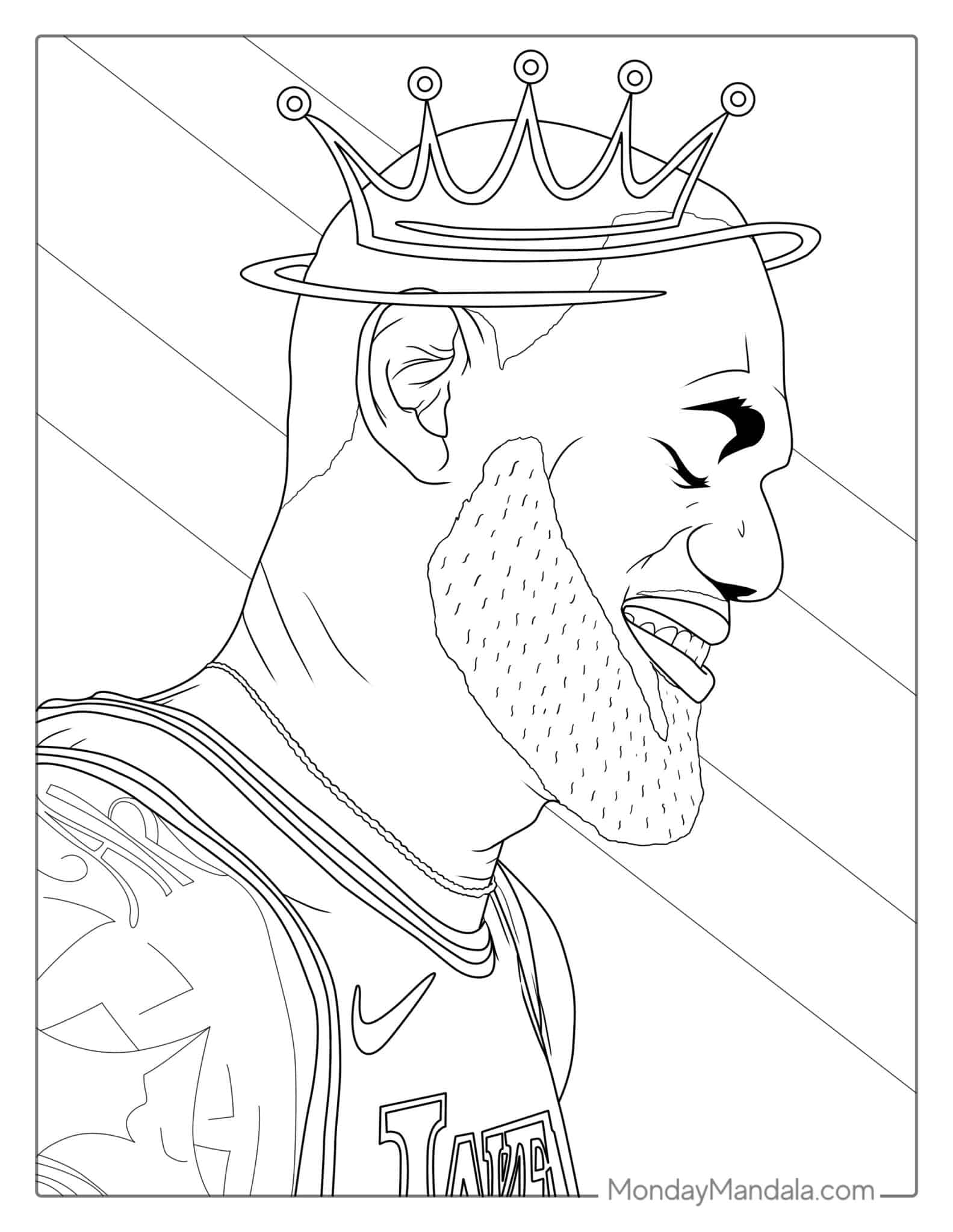 20 LeBron James Coloring Pages Free PDF Printables 20 LeBron James Coloring Pages Free PDF Printables