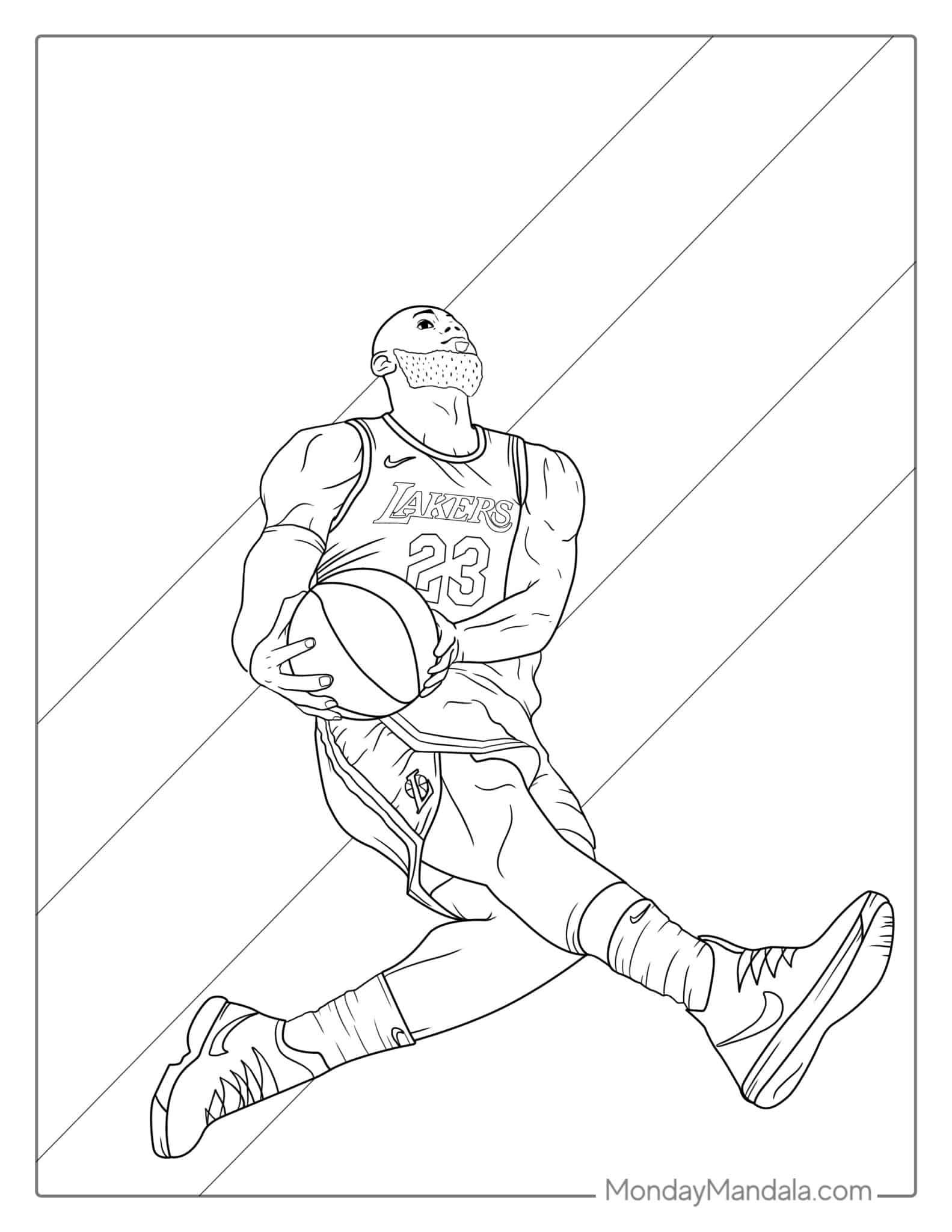 20 LeBron James Coloring Pages Free PDF Printables 20 LeBron James Coloring Pages Free PDF Printables