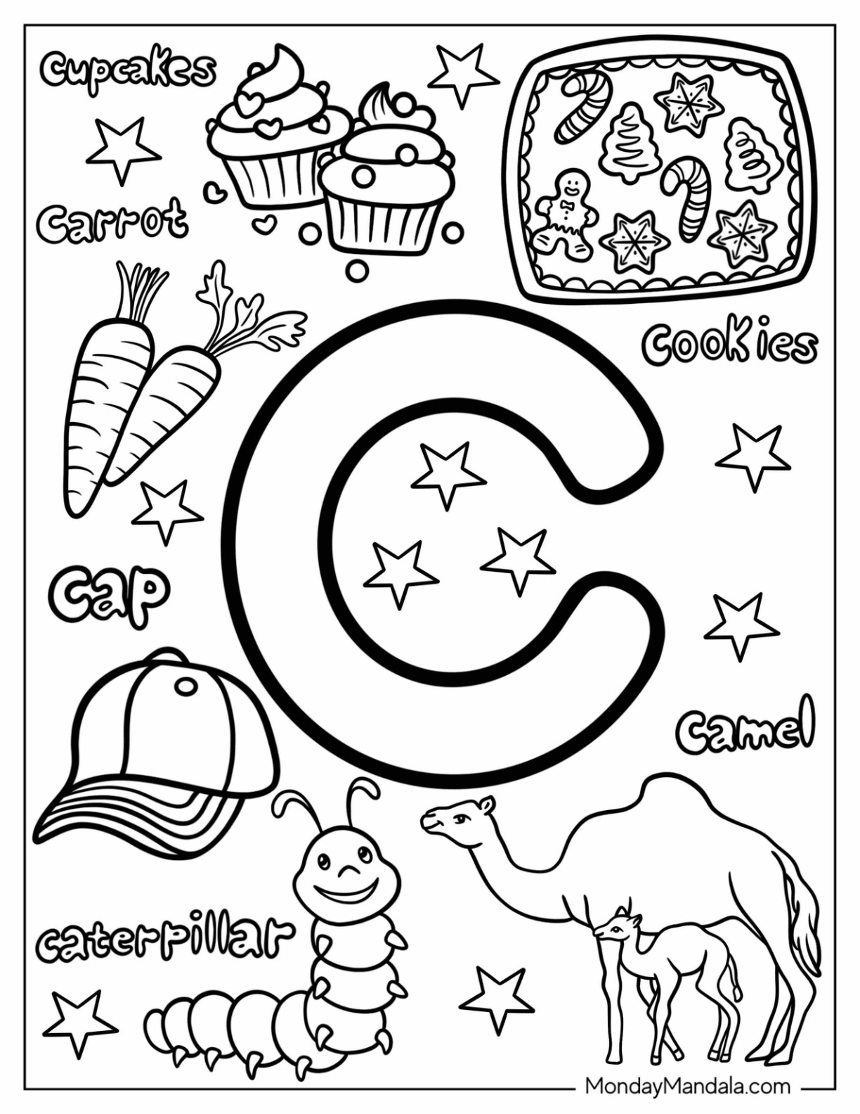 20 Letter C Coloring Pages Free PDF Printables Worksheets Library 20 Letter C Coloring Pages Free PDF Printables Worksheets Library