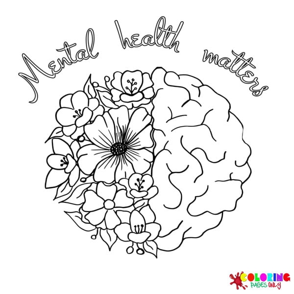 mental health coloring pages