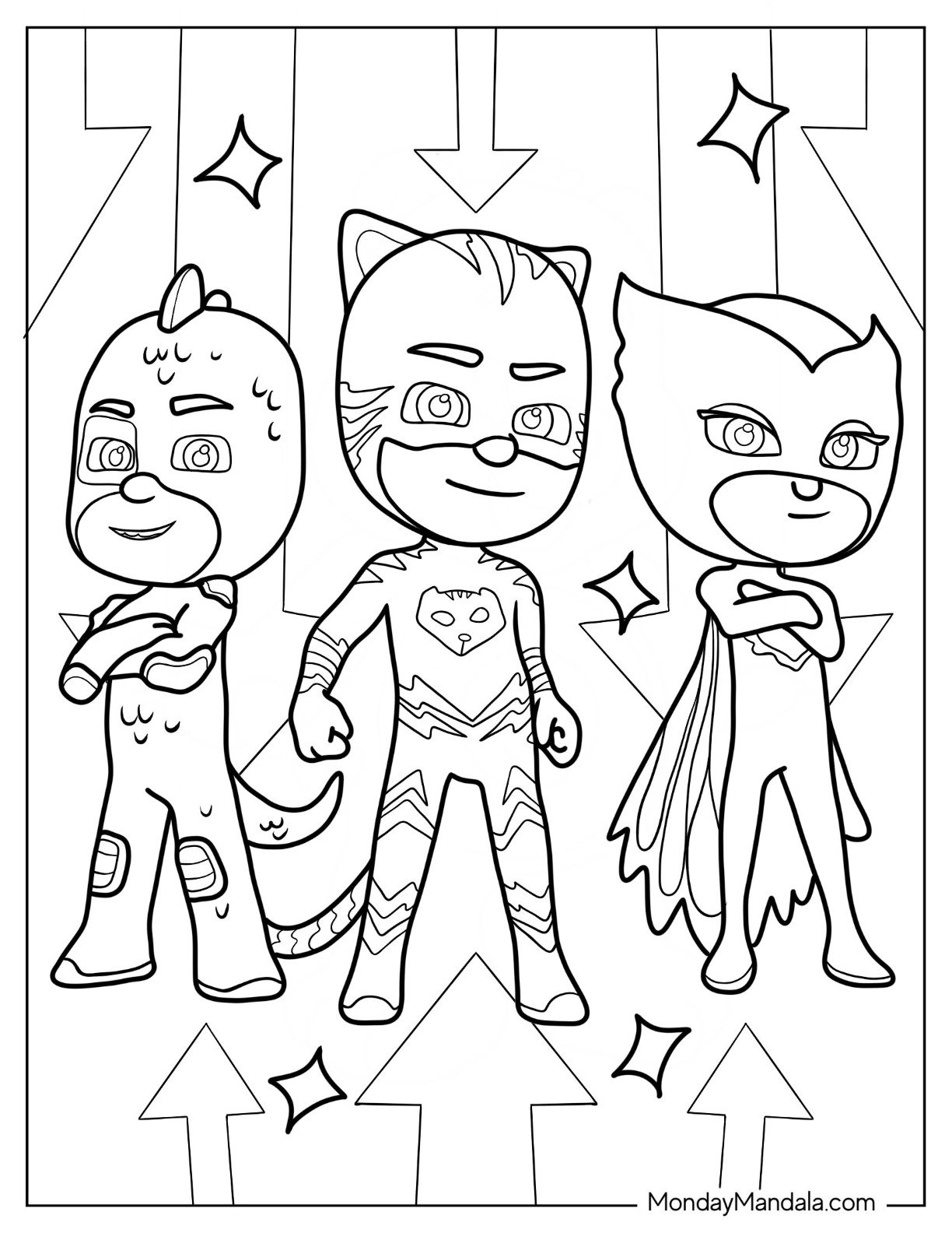 20 PJ Masks Coloring Pages Free PDF Printables 20 PJ Masks Coloring Pages Free PDF Printables