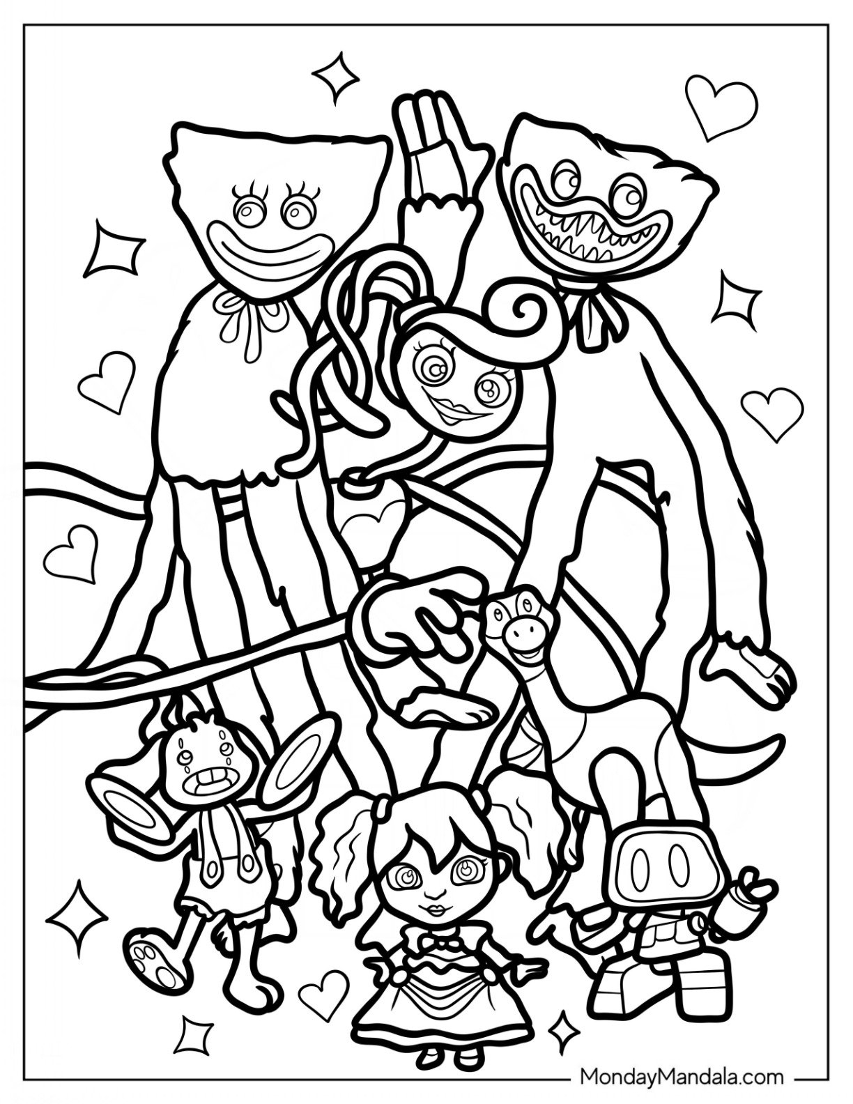 20 Poppy Playtime Coloring Pages Free PDF Printables 20 Poppy Playtime Coloring Pages Free PDF Printables