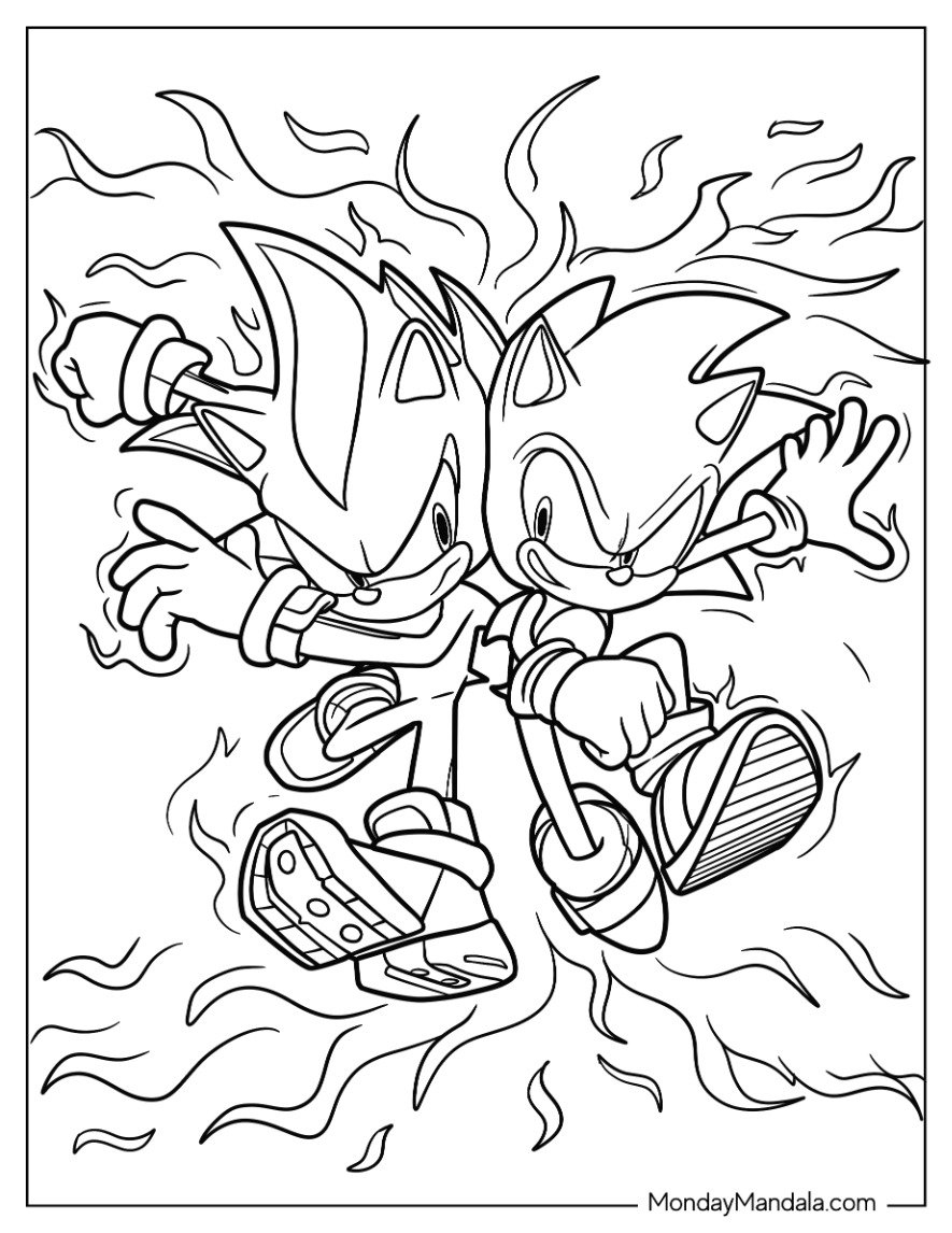 20 Shadow Sonic Coloring Pages Free PDF Printables 20 Shadow Sonic Coloring Pages Free PDF Printables