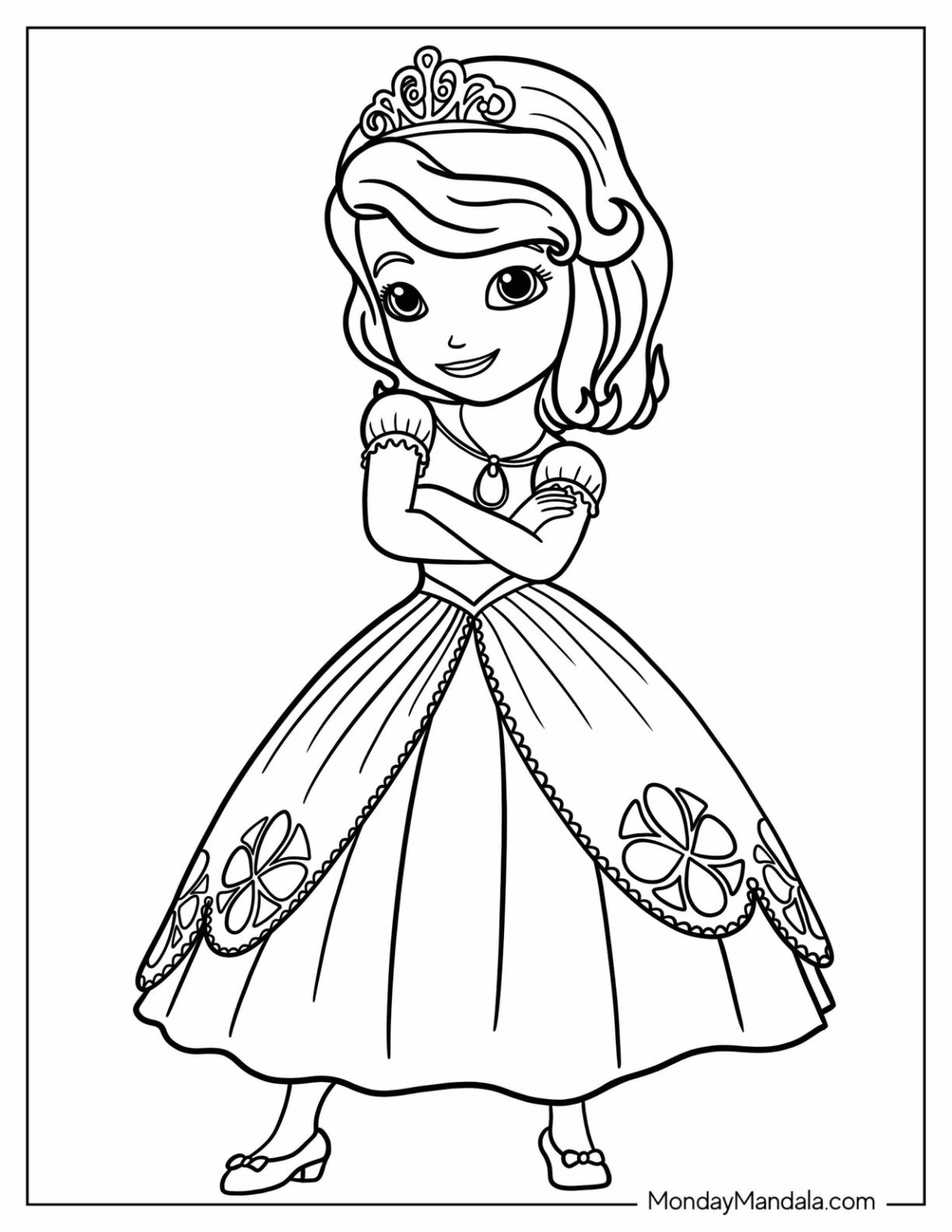 20 Sofia The First Coloring Pages Free PDF Printables 