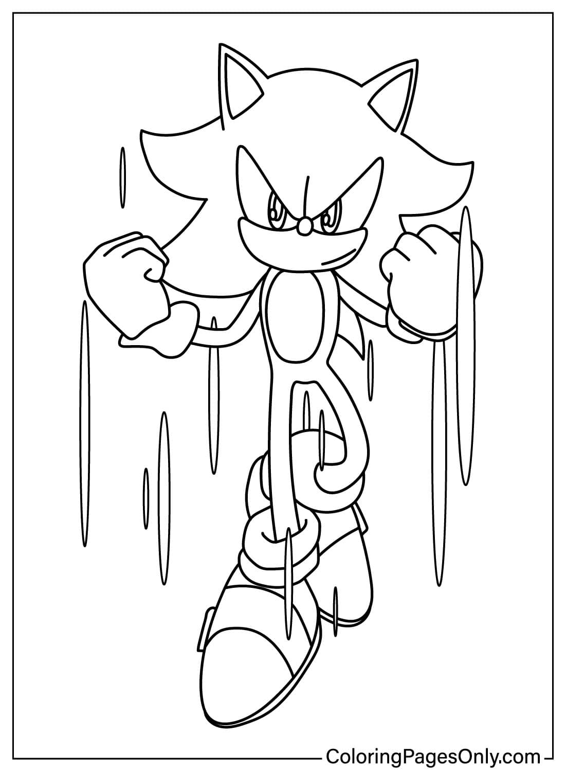 20 Super Sonic Coloring Pages Free Printable PDF Online Coloring 20 Super Sonic Coloring Pages Free Printable PDF Online Coloring