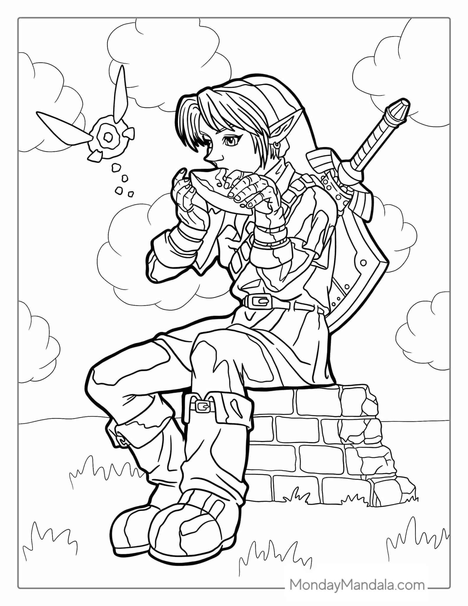 20 Zelda Coloring Pages Free PDF Printables 20 Zelda Coloring Pages Free PDF Printables