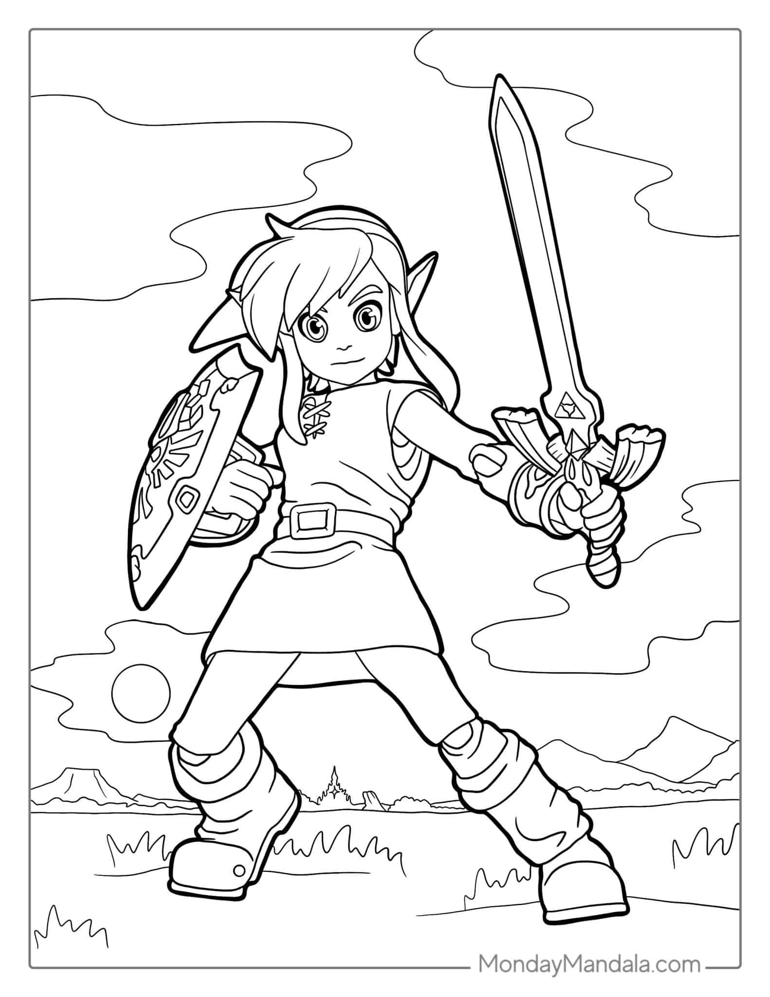 20 Zelda Coloring Pages Free PDF Printables 20 Zelda Coloring Pages Free PDF Printables